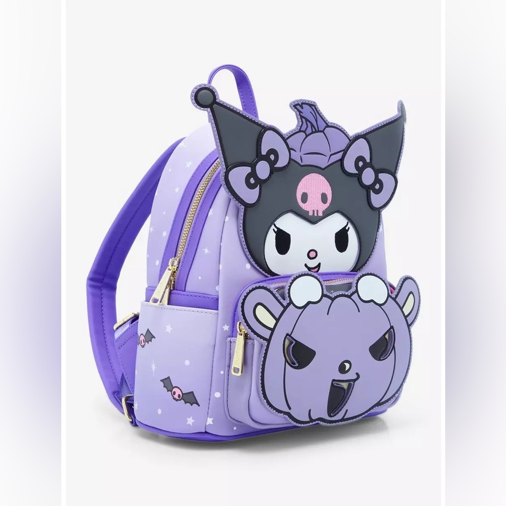 Loungefly Sanrio Kuromi Halloween mini backpack glow in dark 🎃
